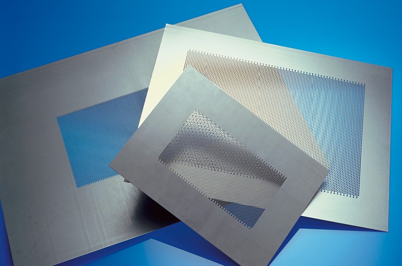 Perforated sheets from RMIG for doors for microwave ovens